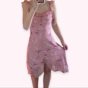 Vintage Floral Midi Dress